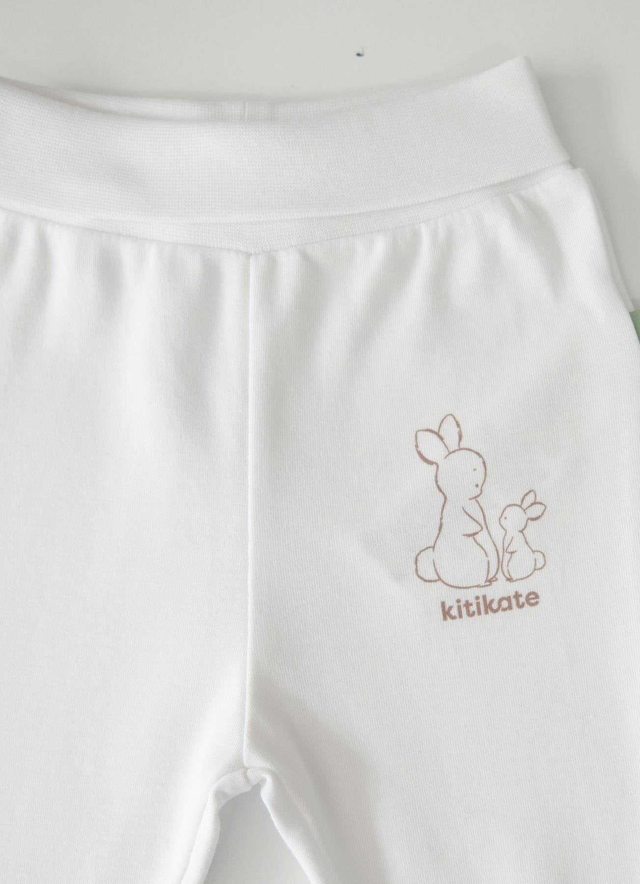 Bio Hose mit Socken New Basic Ecru Weiß