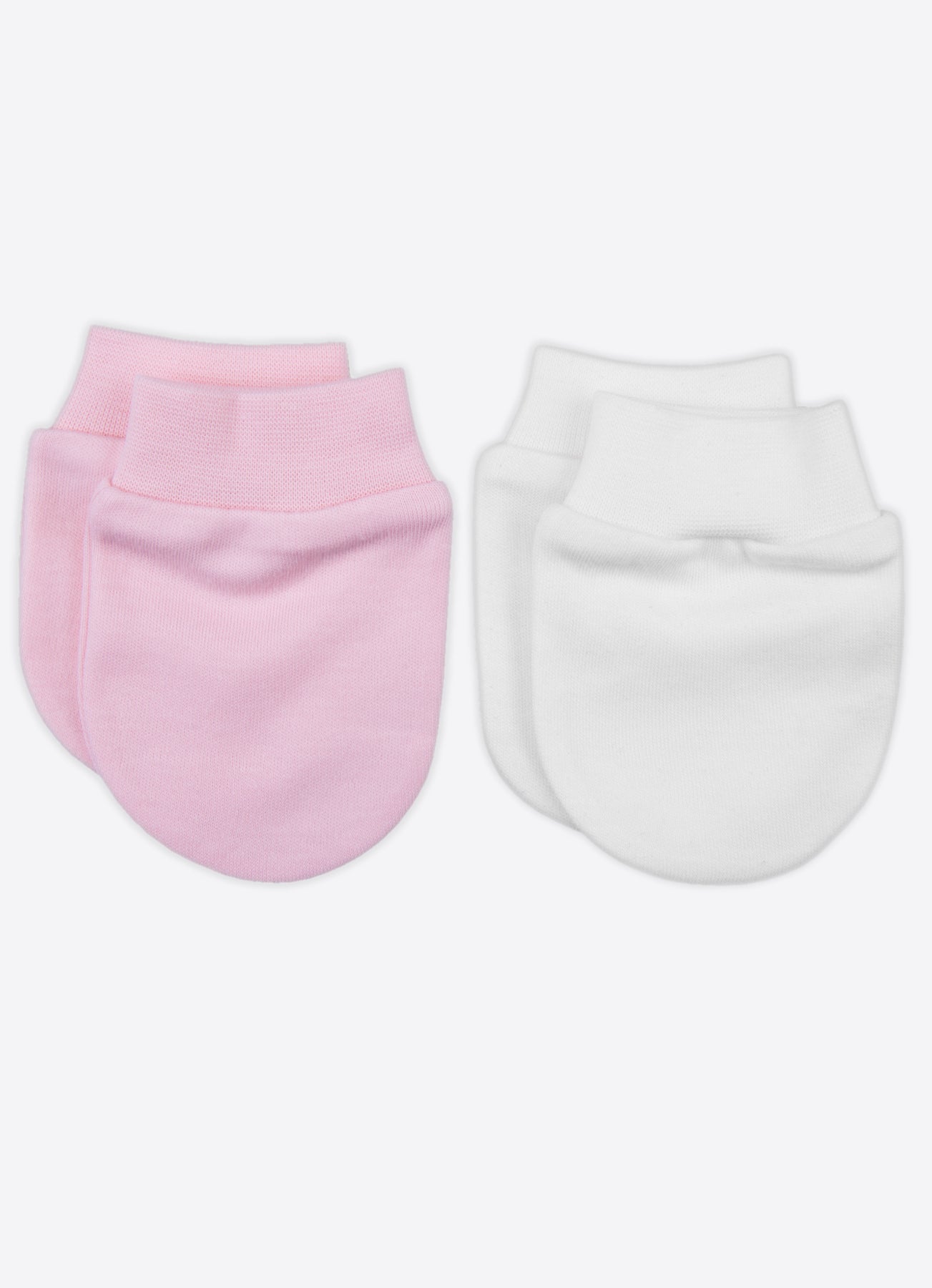 Organic Basic 2er-Set Handschuhe Ecru & Weiß