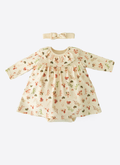 Bio Kleid Tina mit Stirnband 2-Teiliges Set