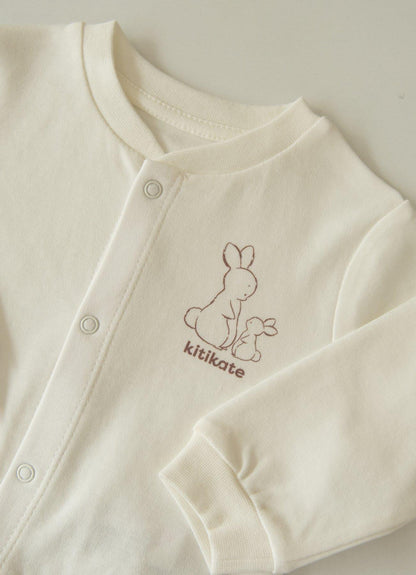 Organic New Basic Cardigan Weiß