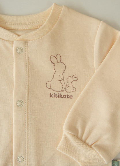 Organic New Basic Cardigan Cremeweiß