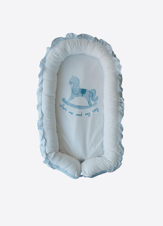 Kiti Babynest Rosa Blau