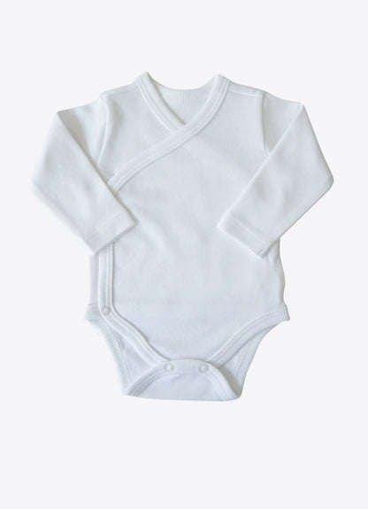 Organic Flamingo Langarm Wickel-Body 3er Set