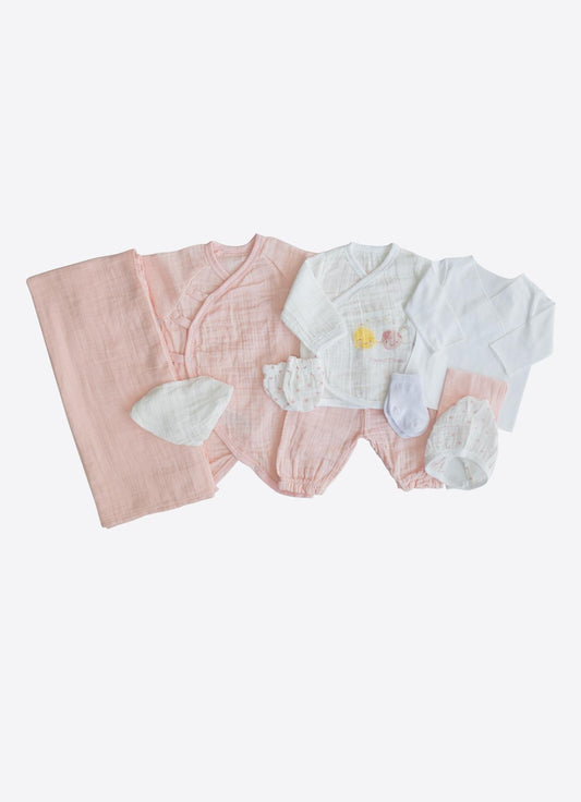 BIO NEWBORN 10-TEILIGES SET DREAMS MUSLIN GIRL