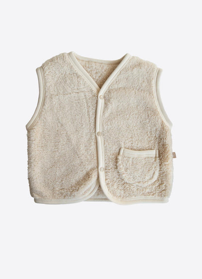 Weste Little Racer Beige